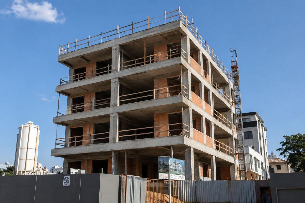 Construção de galpão industrial